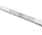 Потолочные накладные линейные светодиодные светильники из алюминиевого профиля Decor D LED OP, соединенные в одну линию