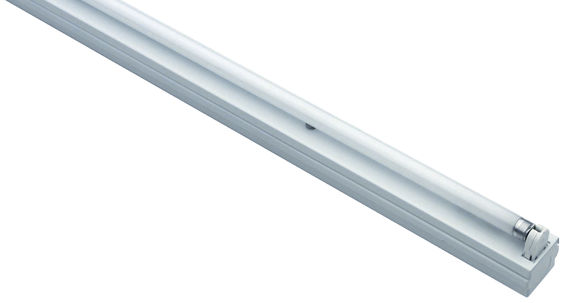 Модульные светильники без рефлектора Alcor T5 W/O REFLECTOR в сварном металлическом корпусе белого цвета с открытыми ламами