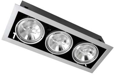 Светодиодные потолочные карданные светильники PEGASUS LED 3x